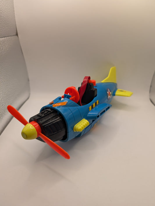 VINTAGE 1992 TYCO CRASH TEST DUMMIES CRASH PLANE #BP Incomplete FRENLY BRICKS - Open 7 Days