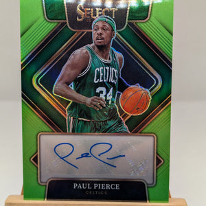 2021 Panini Select Signatures Neon Green Prizm /99 Paul Pierce #SG-PPC Auto HOF FRENLY BRICKS - Open 7 Days