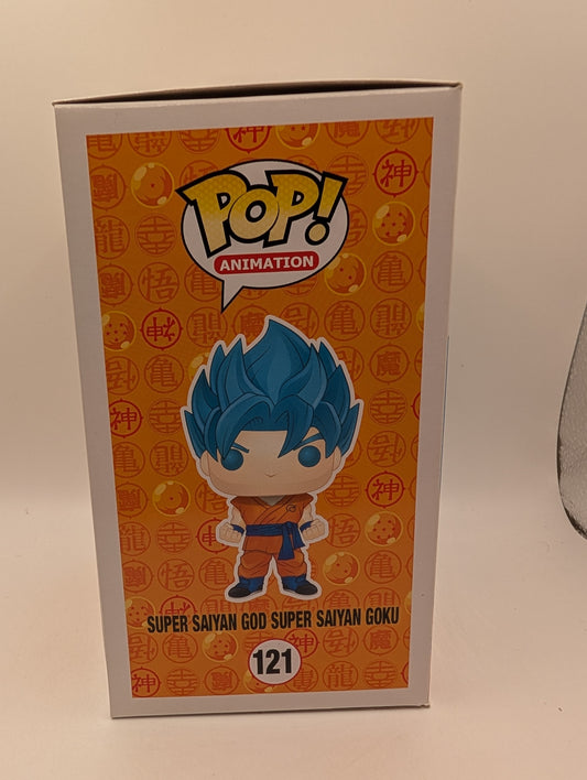 Super Saiyan God Super Saiyan Goku 121 DBZ Funko Pop Vinyl