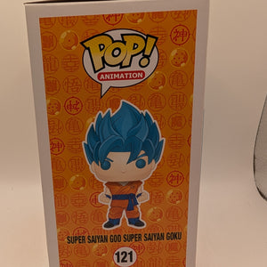Super Saiyan God Super Saiyan Goku 121 DBZ Funko Pop Vinyl
