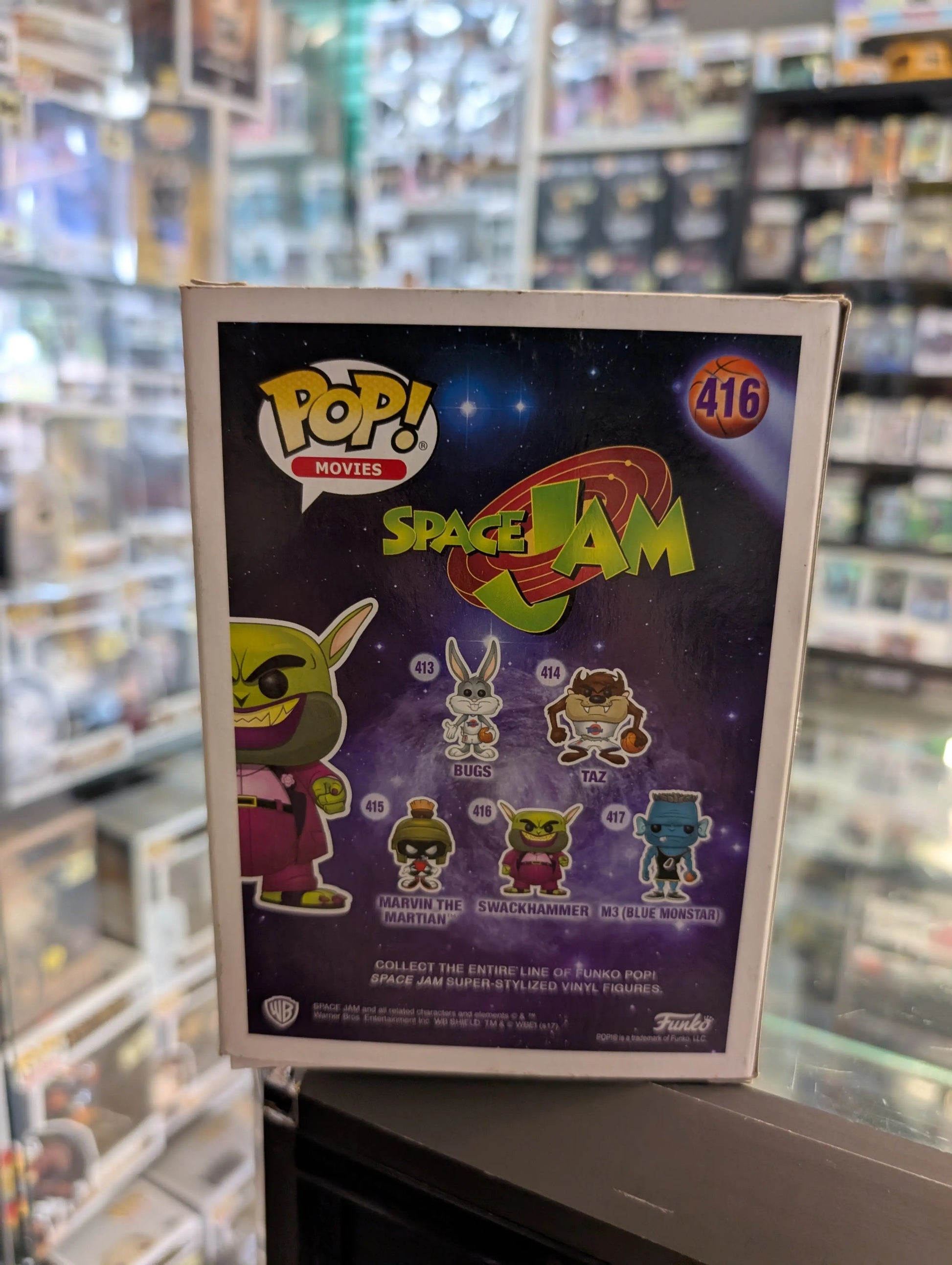 Swackhammer 416 ~ Space Jam ~ Funko Pop Vinyl ~ Movies #2 FRENLY BRICKS - Open 7 Days
