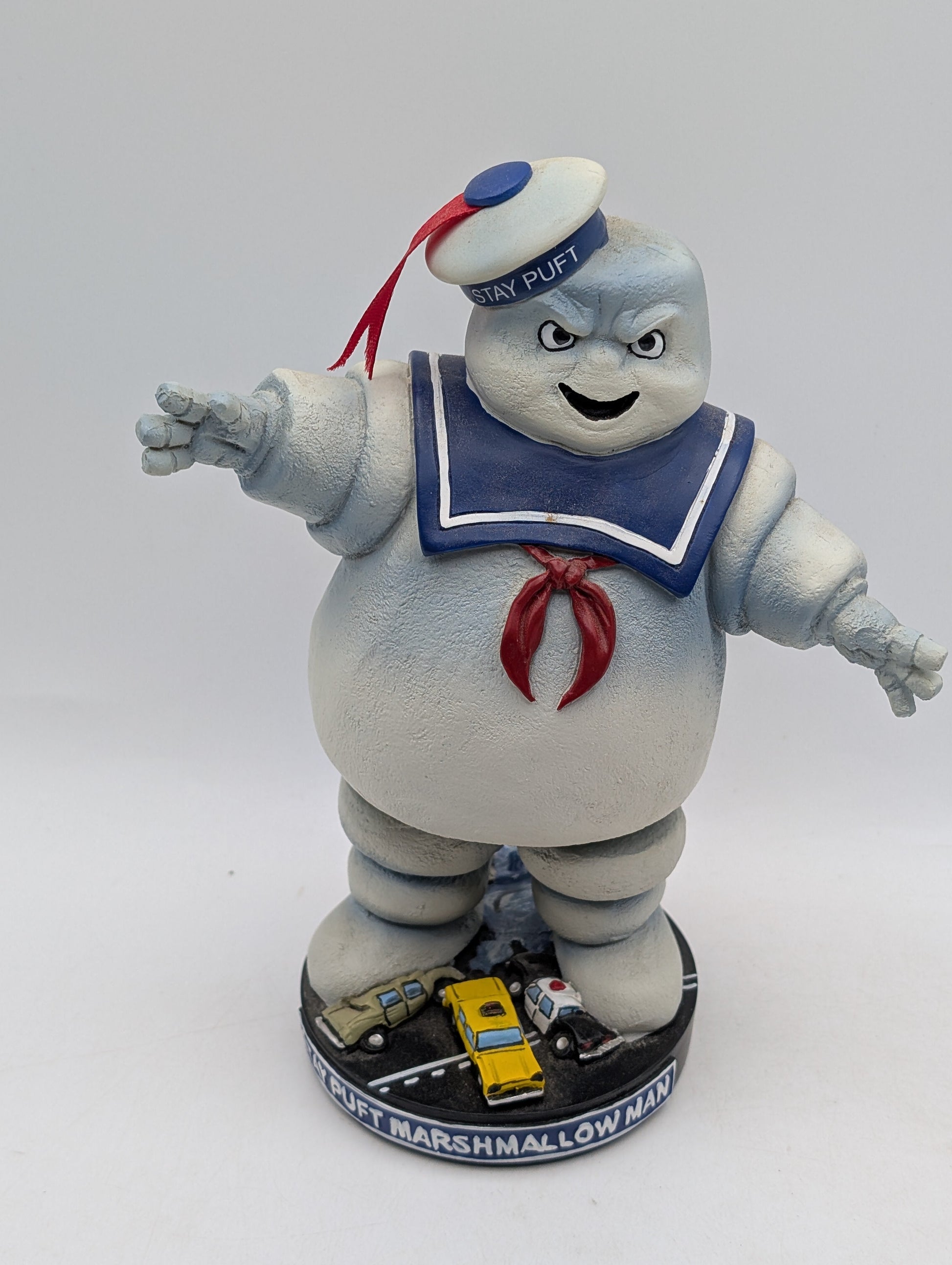 NECA Stay Puft Marshmallow Man Ghostbusters Head Knocker Bobble Head Figure 2008 FRENLY BRICKS - Open 7 Days