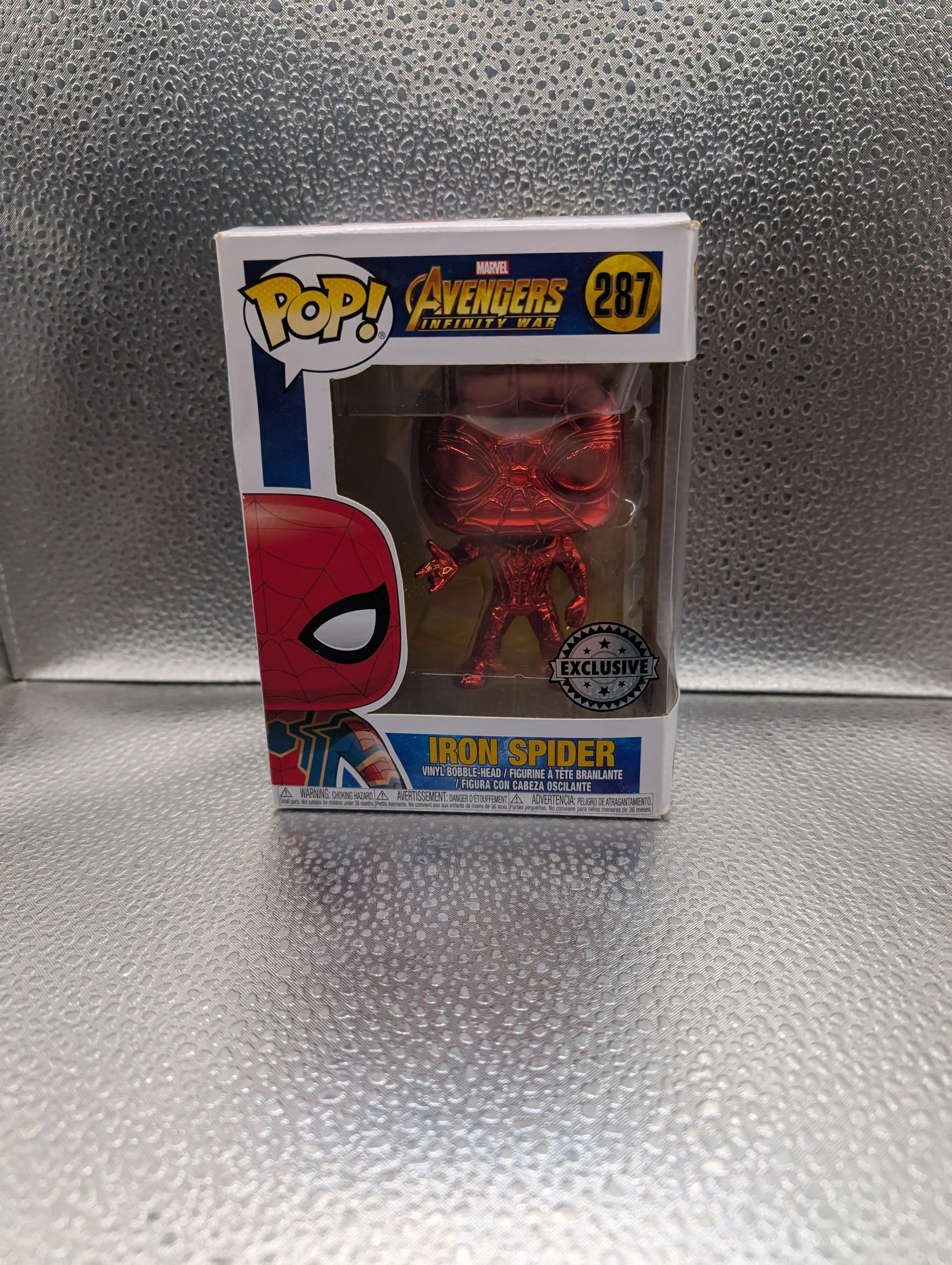 FUNKO Pop Vinyl Iron Spider Marvel #287 FRENLY BRICKS - Open 7 Days