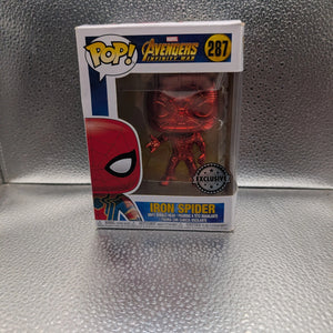 FUNKO Pop Vinyl Iron Spider Marvel #287 FRENLY BRICKS - Open 7 Days