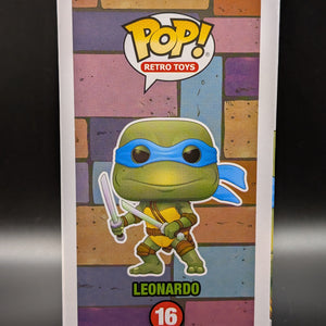 Funko POP! Tv Teenage Mutant Ninja Turtles #16 Leonardo Vinyl Collectable FRENLY BRICKS - Open 7 Days