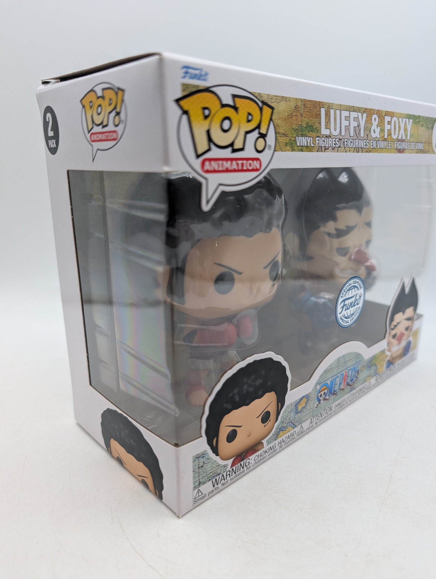 Funko POP! Anime One Piece Luffy & Foxy Figure 2-Pack