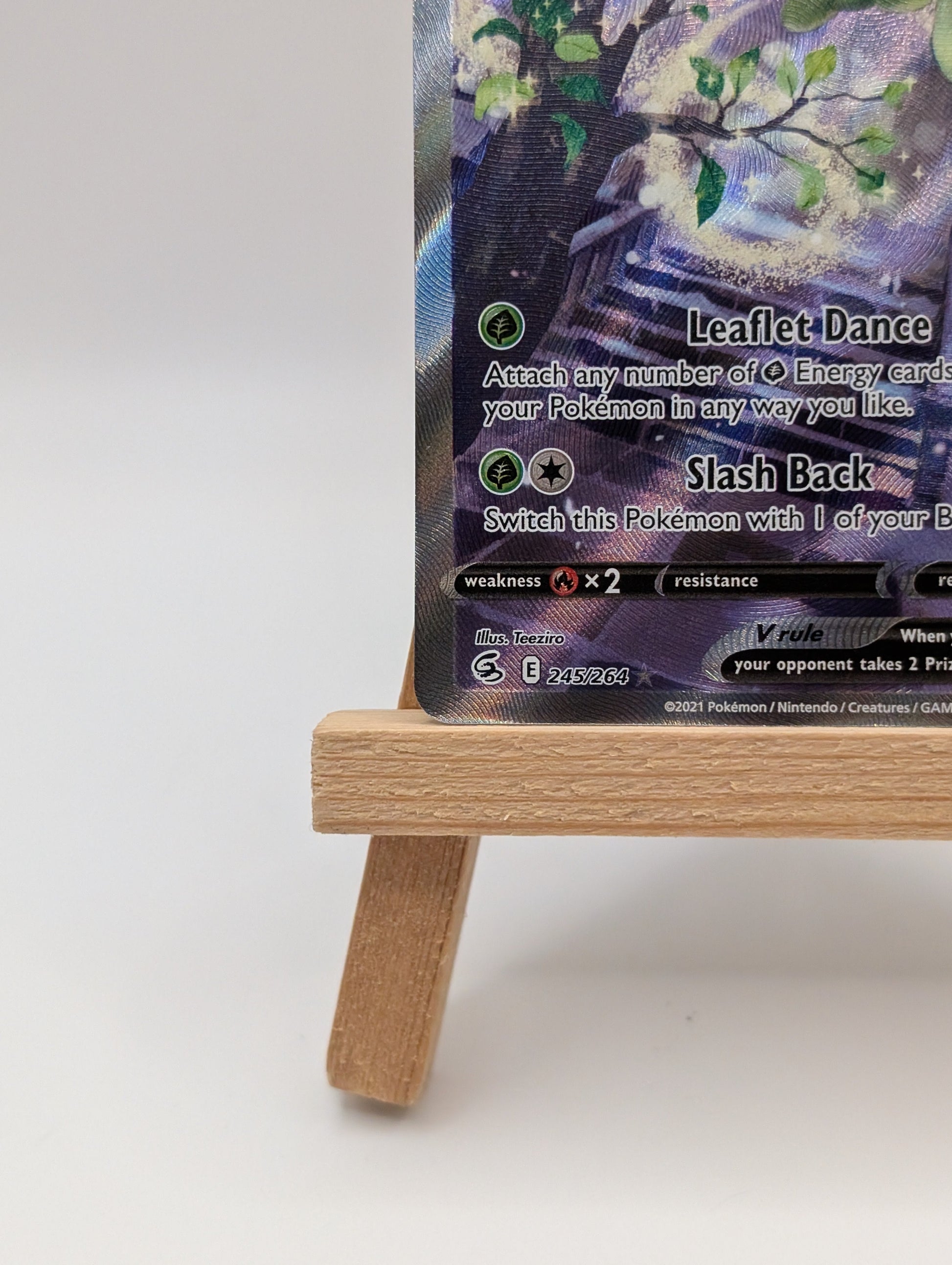Pokémon TCG Celebi V Fusion Strike 245/264 Holo Full Art FRENLY BRICKS - Open 7 Days