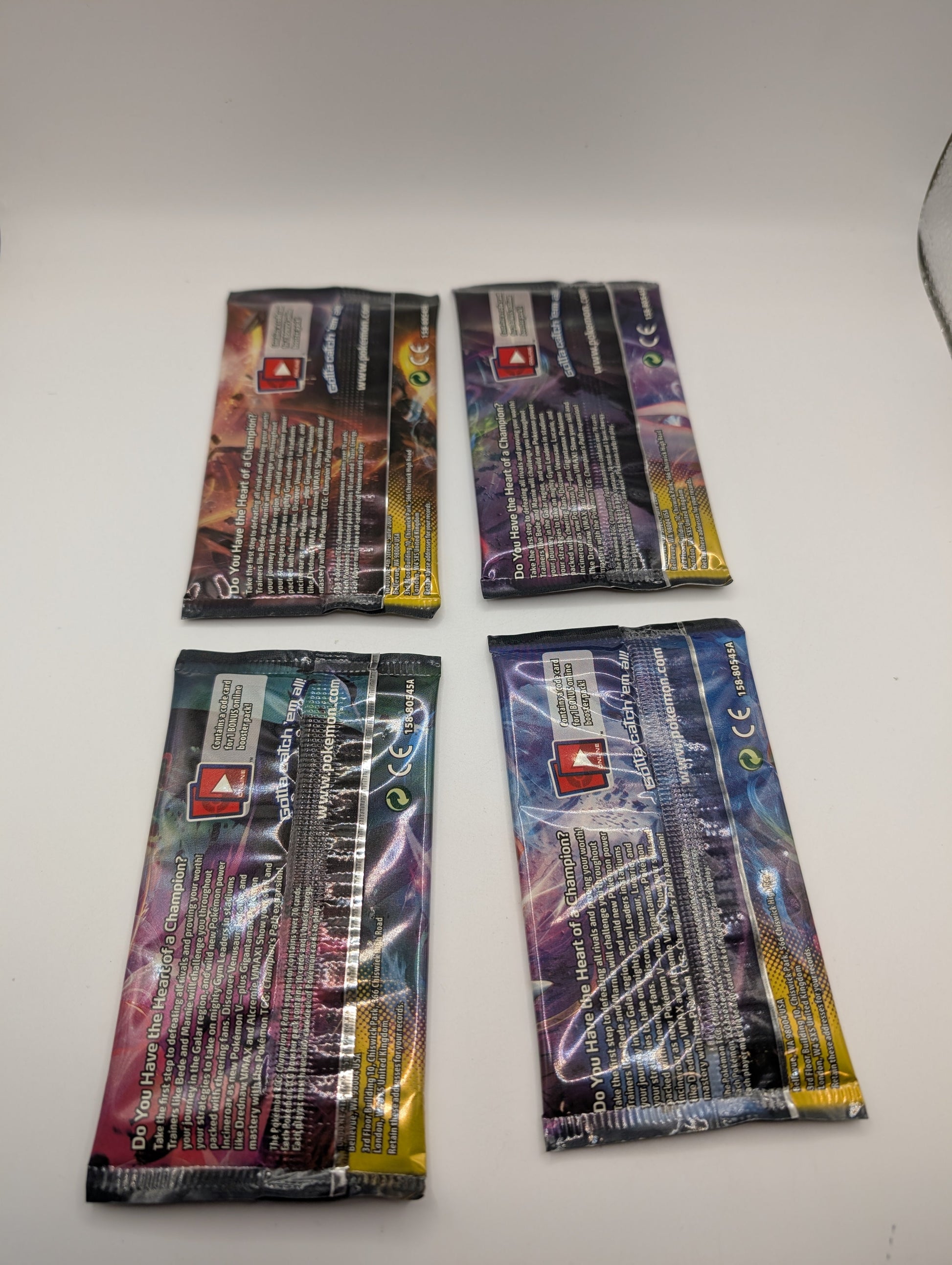 Pokémon TCG - Champions Path Booster Pack x4 - Art Set Sealed FRENLY BRICKS - Open 7 Days