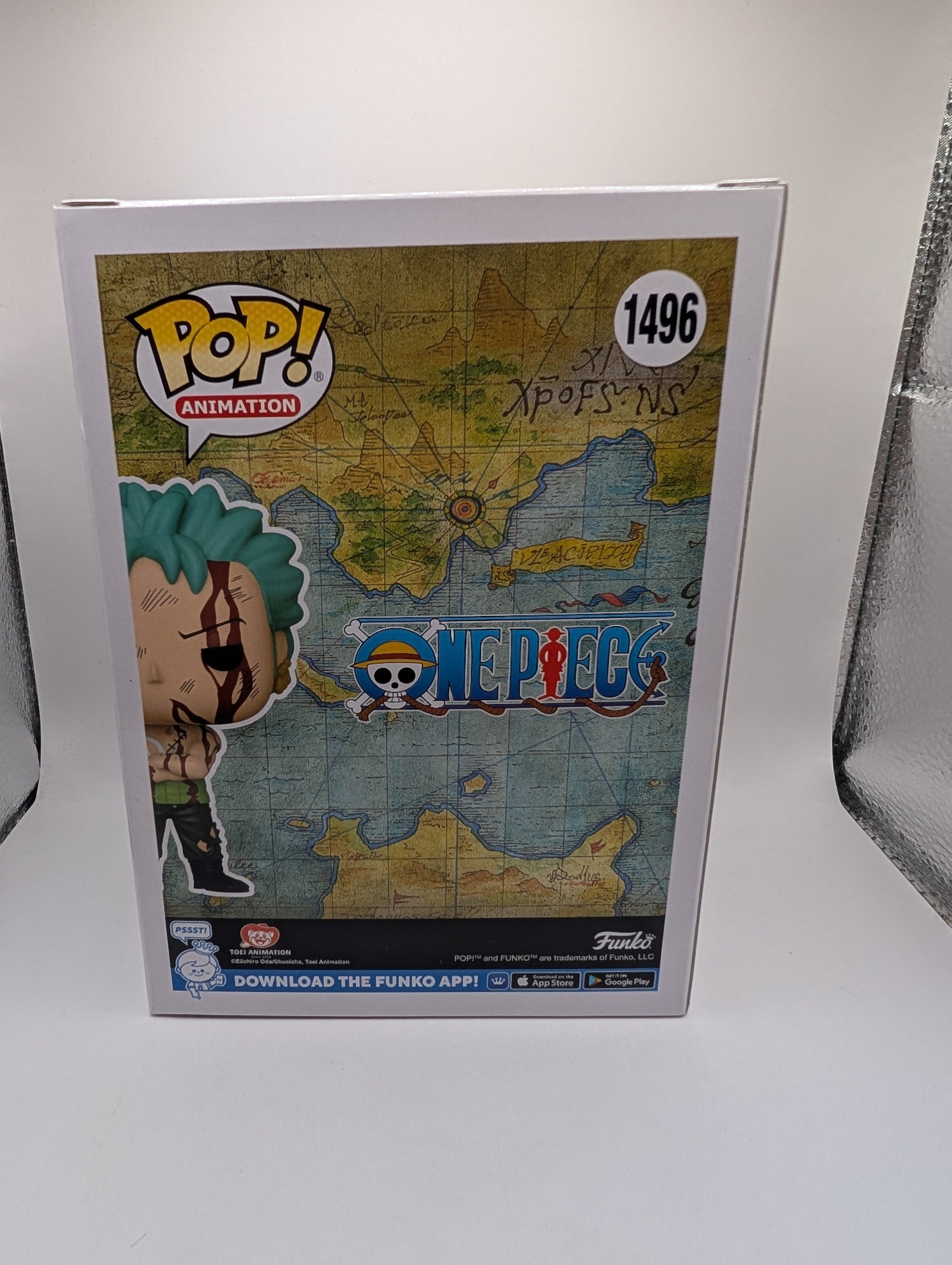 RORONOA ZORO (Nothing Happened) #1496 Funko POP! One Piece Hot Topic Exclusive FRENLY BRICKS - Open 7 Days