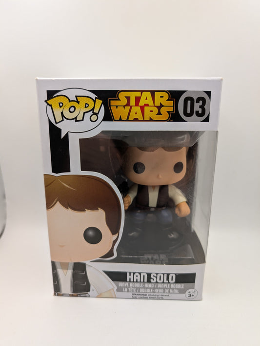 Funko Pop! Vinyl Han Solo 03 Star Wars 2015 Black Box Vaulted Pop FRENLY BRICKS - Open 7 Days