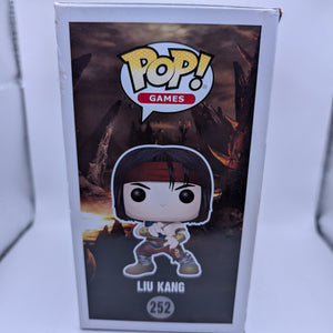 Mortal Kombat X Liu Kang Pop! Vinyl Figure #252 FRENLY BRICKS - Open 7 Days