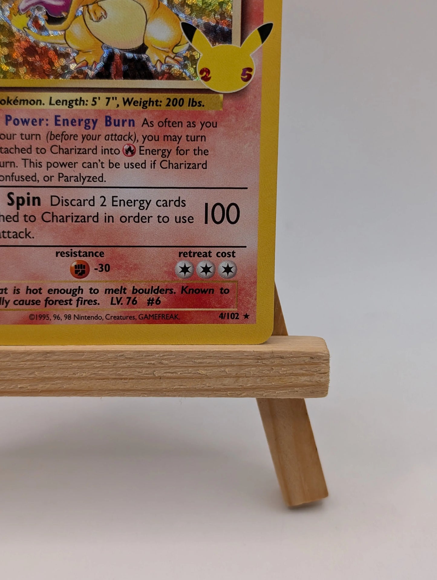Pokemon TCG Celebrations 25th Anniversary Charizard 4/102 Card FRENLY BRICKS - Open 7 Days