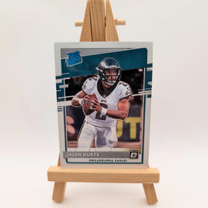 JALEN HURTS 2020 Panini Donruss Optic #164 Rated Rookie Base RC Eagles FRENLY BRICKS - Open 7 Days