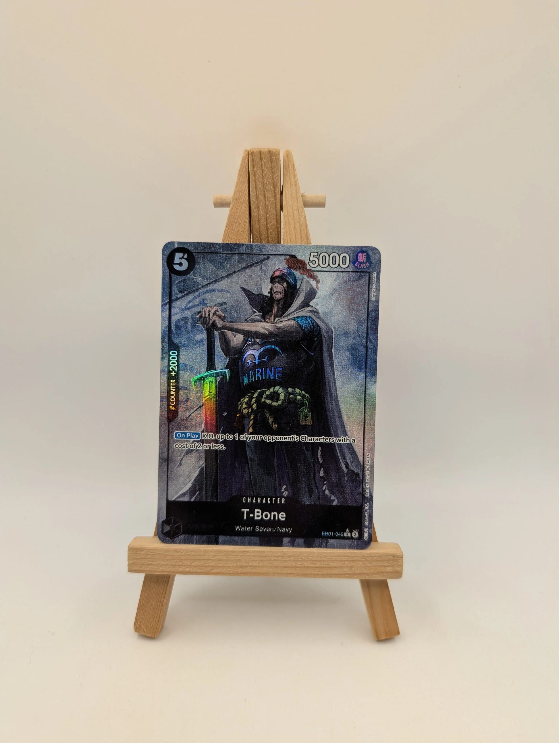 One Piece TCG T-Bone EB01-049 Parallel ALT NM English FRENLY BRICKS - Open 7 Days image 1