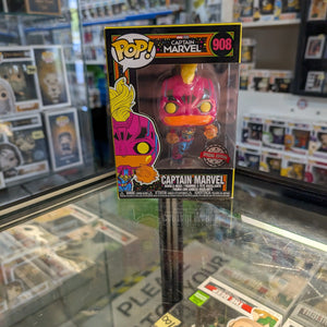 FUNKO Pop Vinyl Captain Marvel #908 FRENLY BRICKS - Open 7 Days