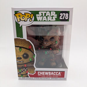 Star Wars - Chewbacca with Lights Christmas Holiday Pop! Vinyl Figure #278 FRENLY BRICKS - Open 7 Days