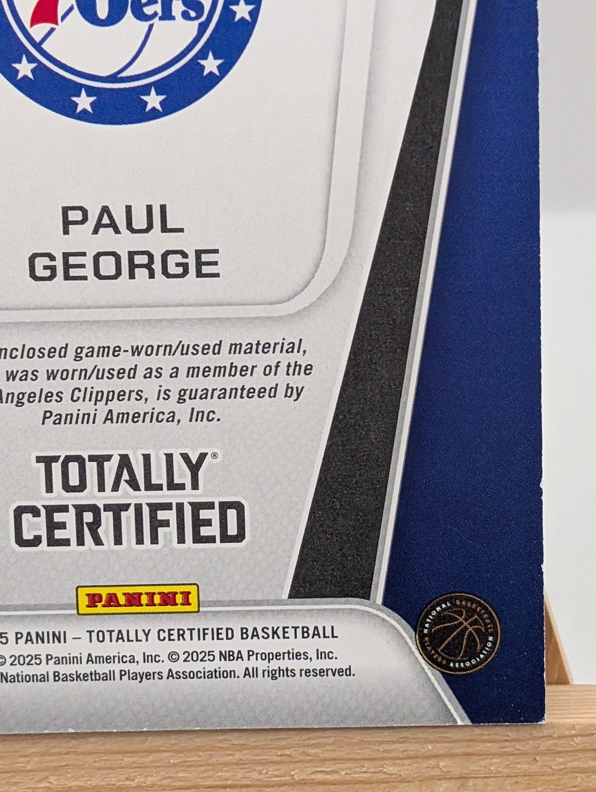 2024-25 Totally Certified Paul George Gamers Patch GOLD /10 FRENLY BRICKS - Open 7 Days image 6