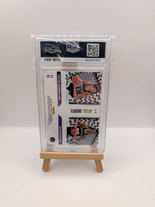 2024-25 Donruss Optic Victor Wembanyama David Robinson Optical Illusions PSA 10 FRENLY BRICKS - Open 7 Days