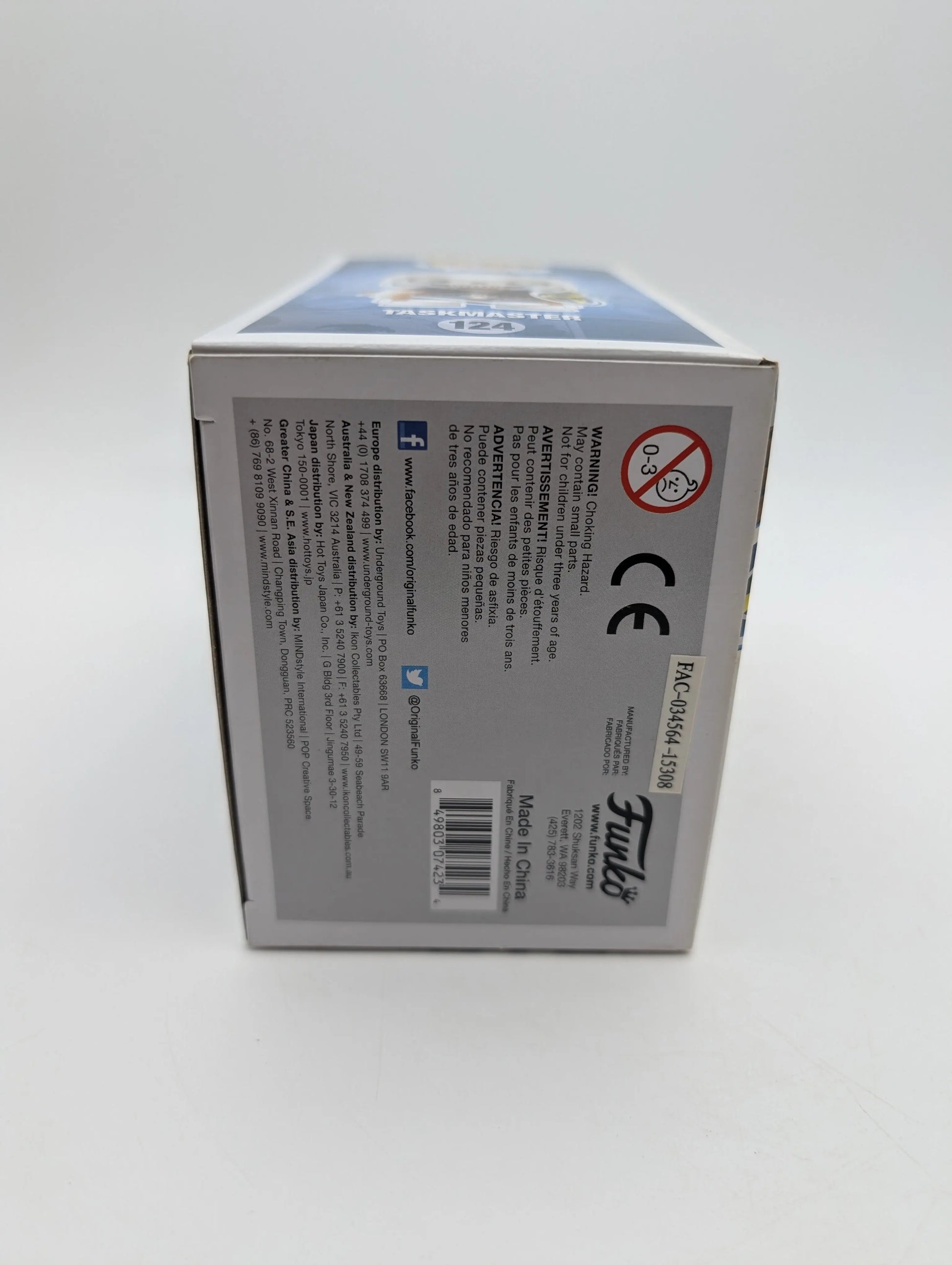 Funko Pop! Marvel Taskmaster 124 Vinyl Figure FRENLY BRICKS - Open 7 Days