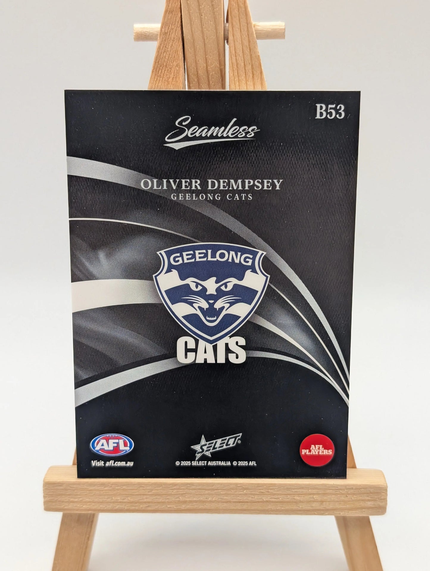 2025 Select AFL Seamless OLIVER DEMPSEY Black Foil /40 #B53 FRENLY BRICKS - Open 7 Days