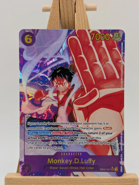 Monkey D. Luffy (Alt) EB02-061 SEC ONE PIECE Anime 25th Collection TCG English FRENLY BRICKS - Open 7 Days