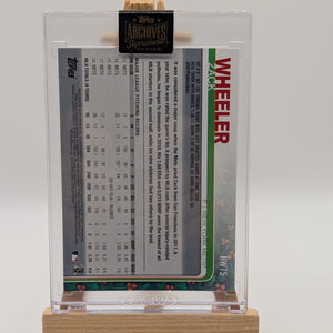 2023 Topps Archives Signature Series Zack Wheeler Auto /17 FRENLY BRICKS - Open 7 Days