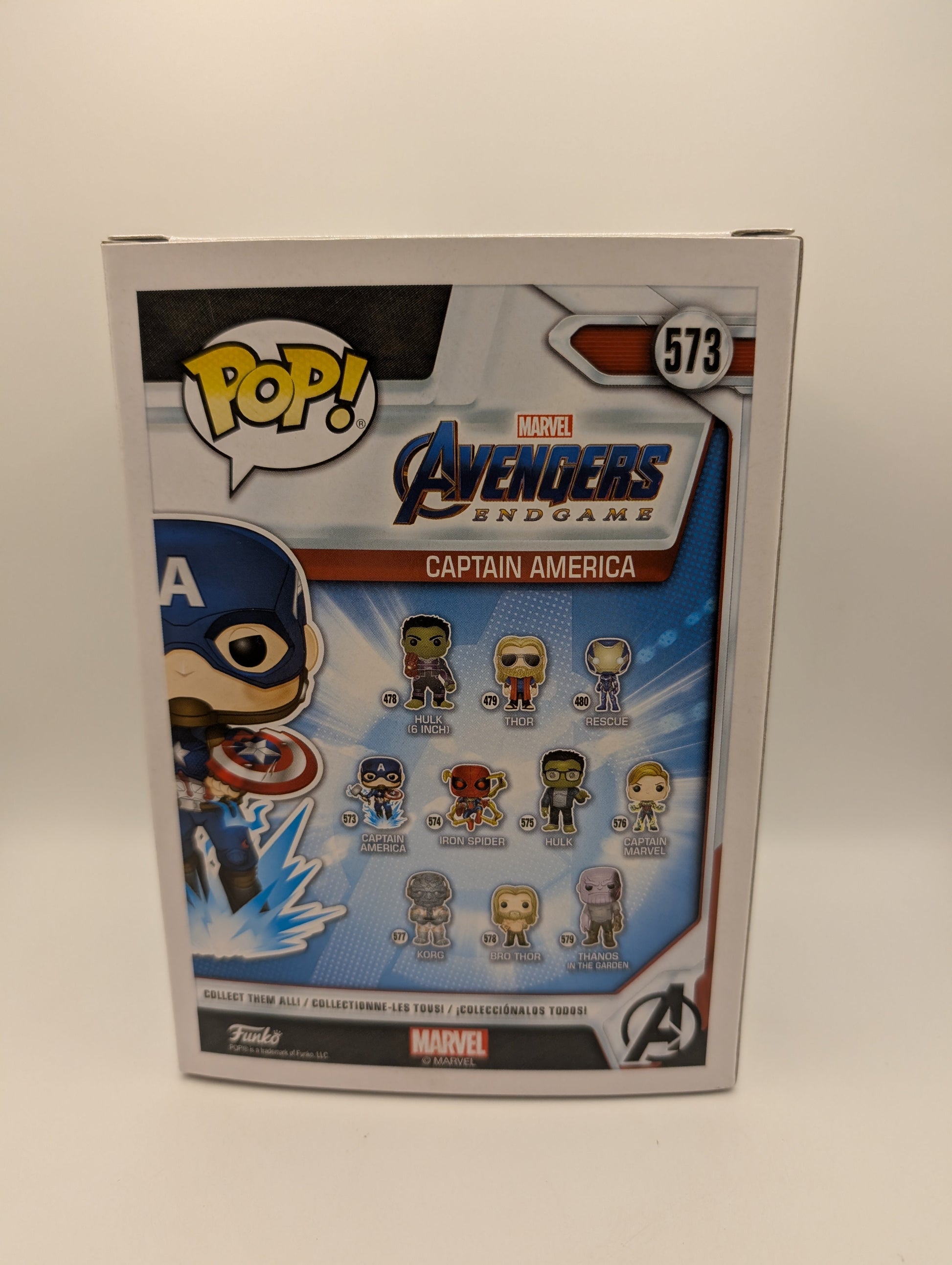Funko Pop Vinyl - Marvel Avengers: Endgame - Captain America #573 FRENLY BRICKS - Open 7 Days