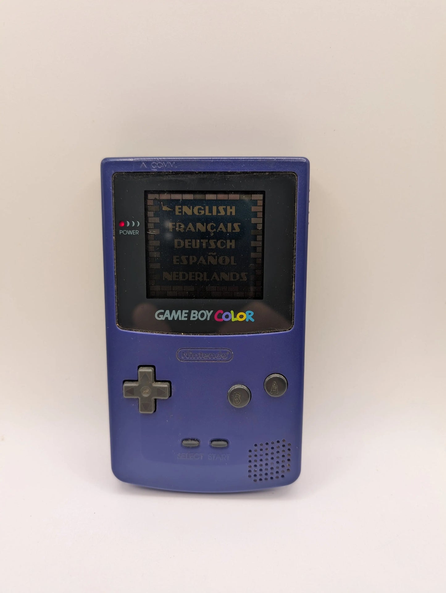 Nintendo Game Boy Color Console CGB-001 - Grape Purple - Tested Working NO GAME INCLUDE FRENLY BRICKS - Open 7 Days