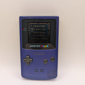 Nintendo Game Boy Color Console CGB-001 - Grape Purple - Tested Working NO GAME INCLUDE