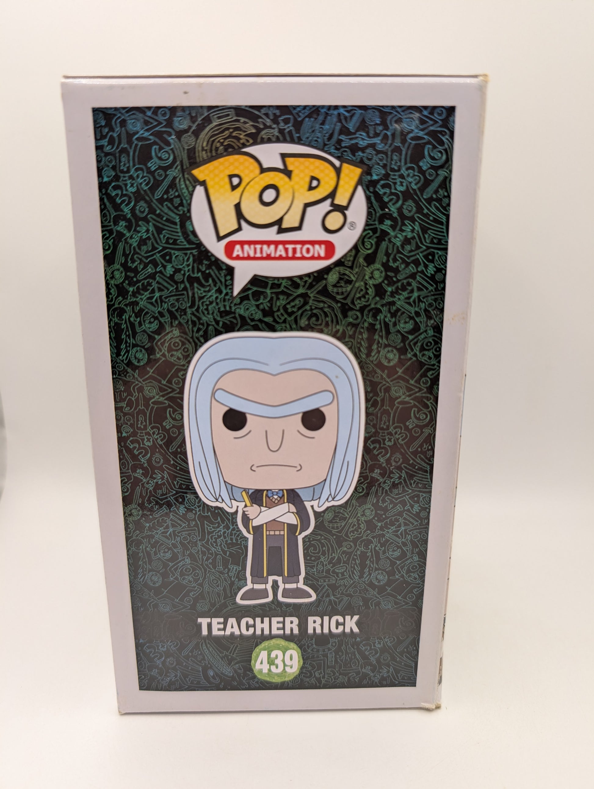 Funko Pop! Teacher Rick #439 Rick and Morty 2018 Vaulted Animation Figure