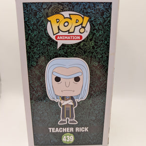 Funko Pop! Teacher Rick #439 Rick and Morty 2018 Vaulted Animation Figure