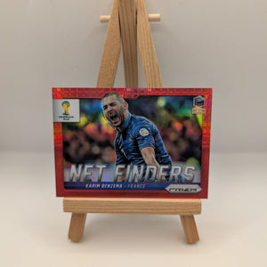 2014 Panini Prizm World Cup Karim Benzema Net Finders Red /149 France FRENLY BRICKS - Open 7 Days