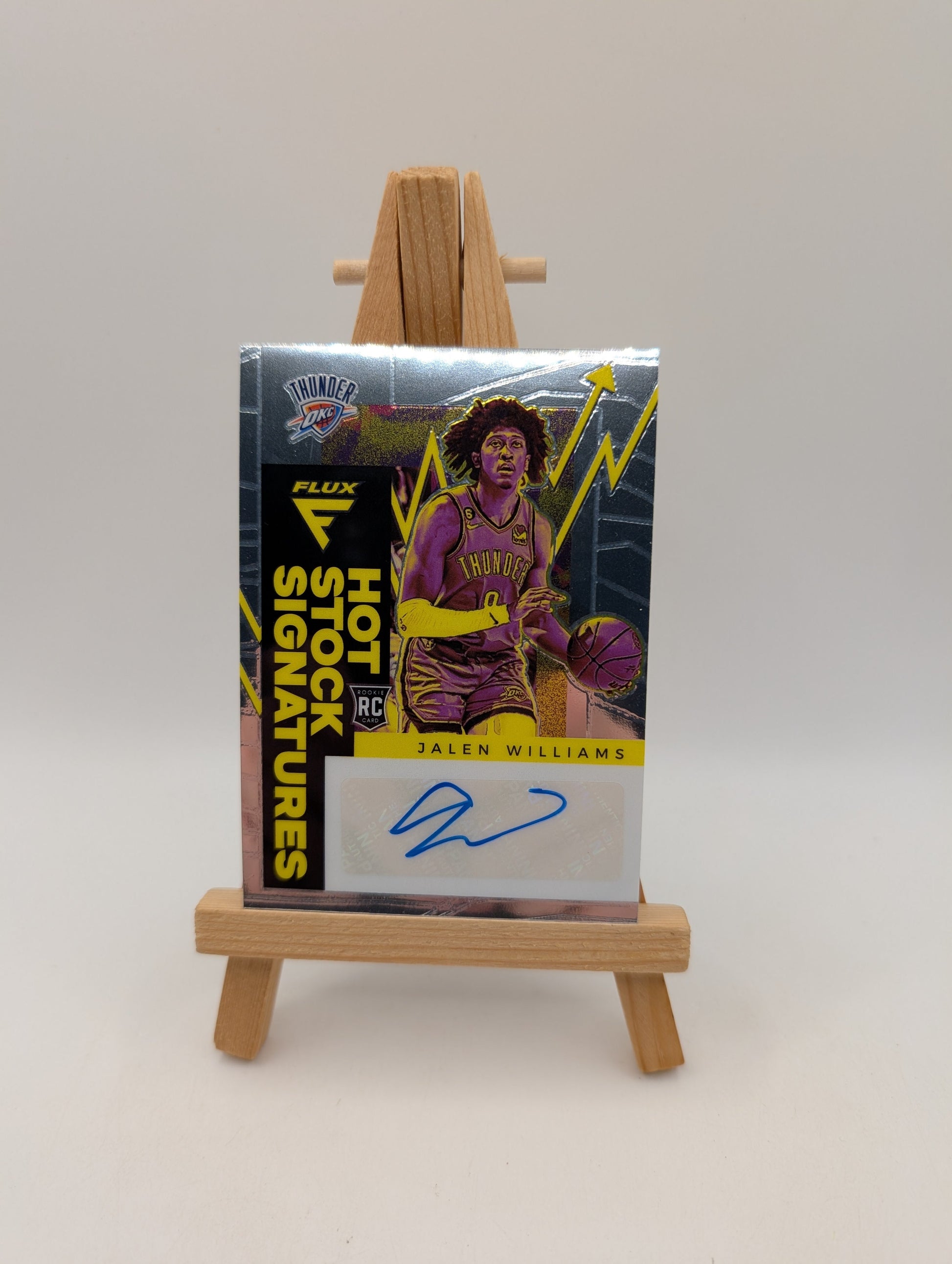 2022-23 Panini Flux Jalen Williams RC Rookie Hot Stock Auto FRENLY BRICKS - Open 7 Days