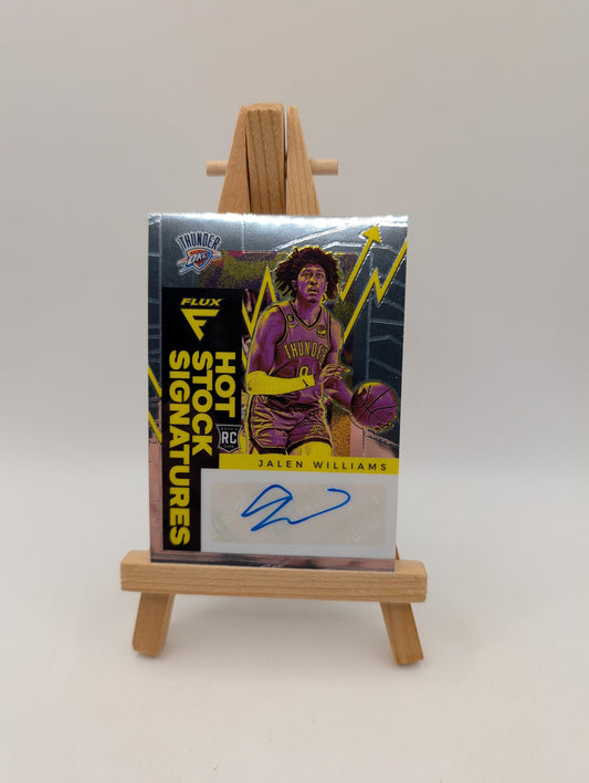 2022-23 Panini Flux Jalen Williams RC Rookie Hot Stock Auto FRENLY BRICKS - Open 7 Days