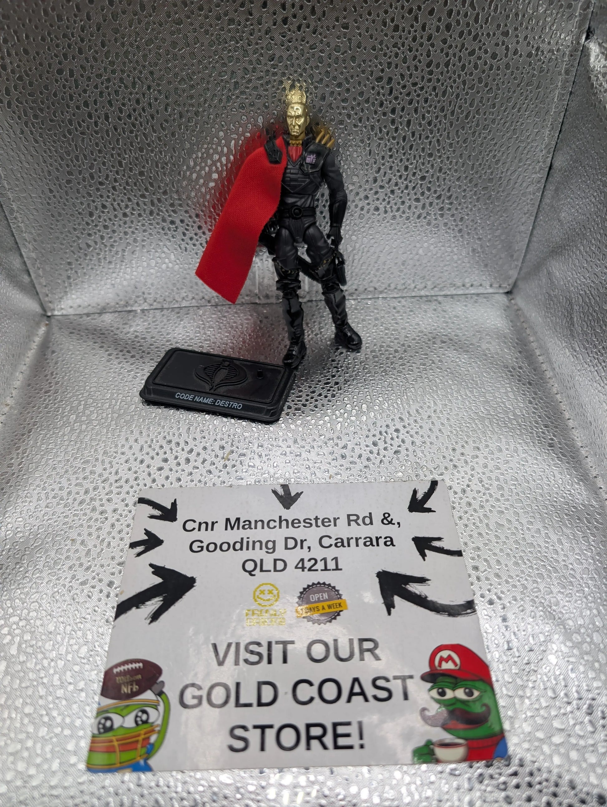 G.I. Joe Iron Grenadiers The Enemy DESTRO Leader 25th Anniversary Action Figure FRENLY BRICKS - Open 7 Days