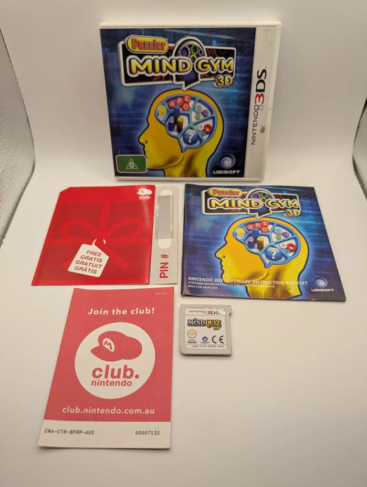 Puzzler Mind Gym 3D Nintendo DS 2DS 3DS Game with Manual FRENLY BRICKS - Open 7 Days