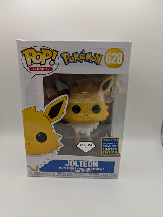 Pokemon Jolteon 628 Diamond 2021 Wondrous Con LE Funko Pop FRENLY BRICKS - Open 7 Days