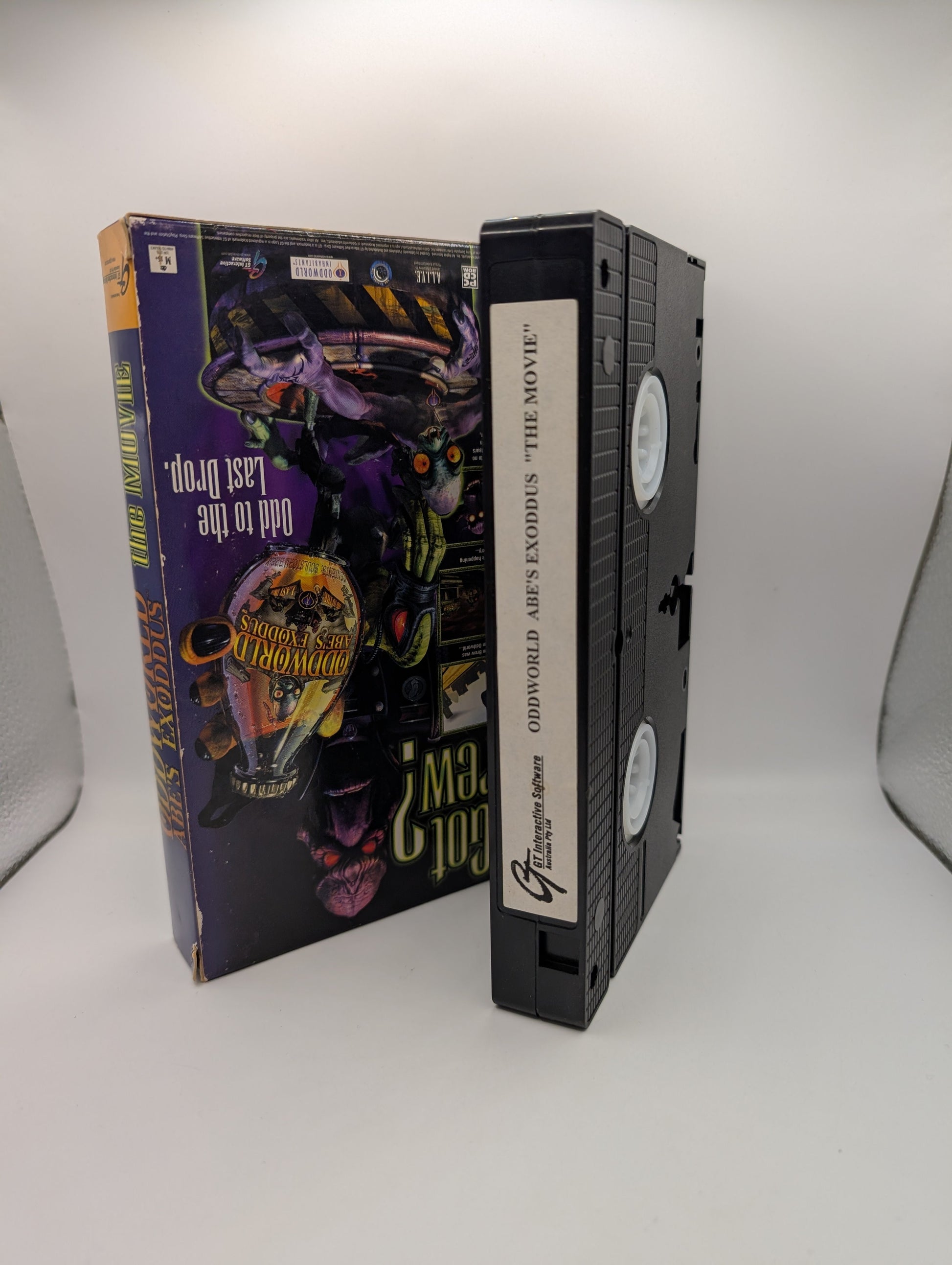 ODDWORLD ABE'S EXODUS The Movie VHS FRENLY BRICKS - Open 7 Days