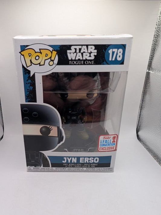 Funko Pop Star Wars Rogue One #178 Jan Erso Fall Convention Exclusive FRENLY BRICKS - Open 7 Days