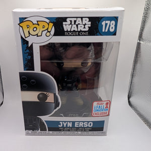 Funko Pop Star Wars Rogue One #178 Jan Erso Fall Convention Exclusive FRENLY BRICKS - Open 7 Days