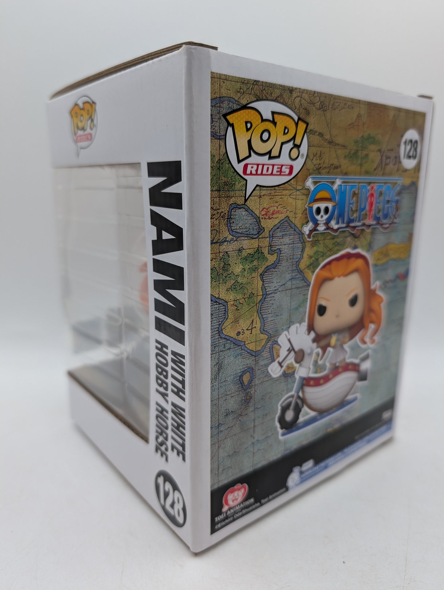 Funko POP! RIDES One Piece Nami with White Hobby Horse #128 2025 Wondercon