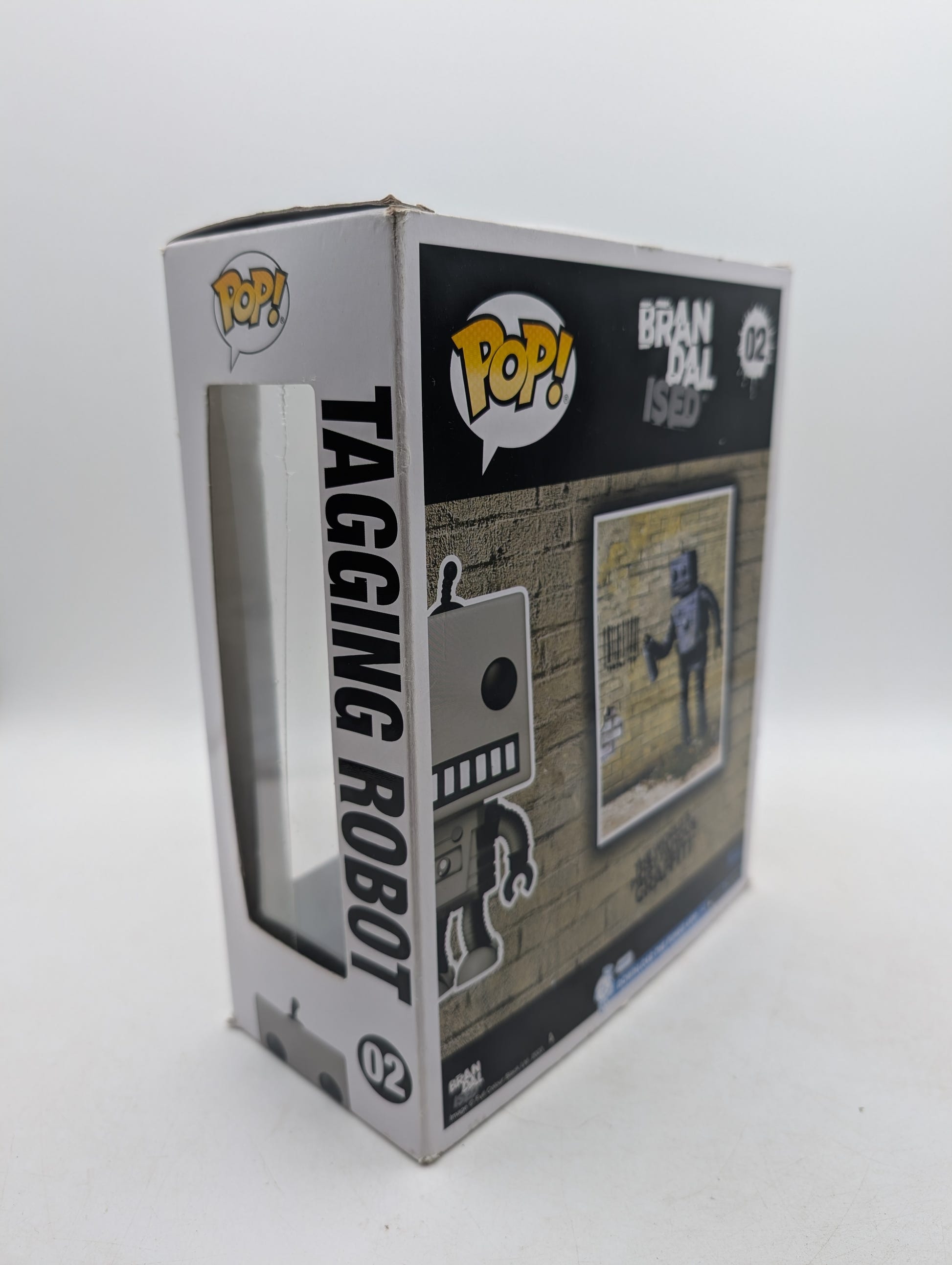 Funko Pop! Art Banksy Brandalised #02 Tagging Robot Vinyl Figure image 6