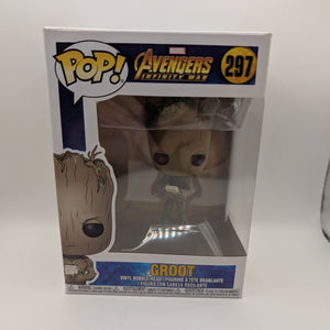 Funko Pop! Vinyl - Marvel Avengers: Infinity War - Groot #297 FRENLY BRICKS - Open 7 Days