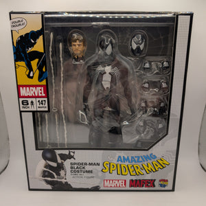 MAFEX Black Suit SPIDER-MAN Symbiote/Secret Wars COMIC Ver. No.147 Action Figure FRENLY BRICKS - Open 7 Days