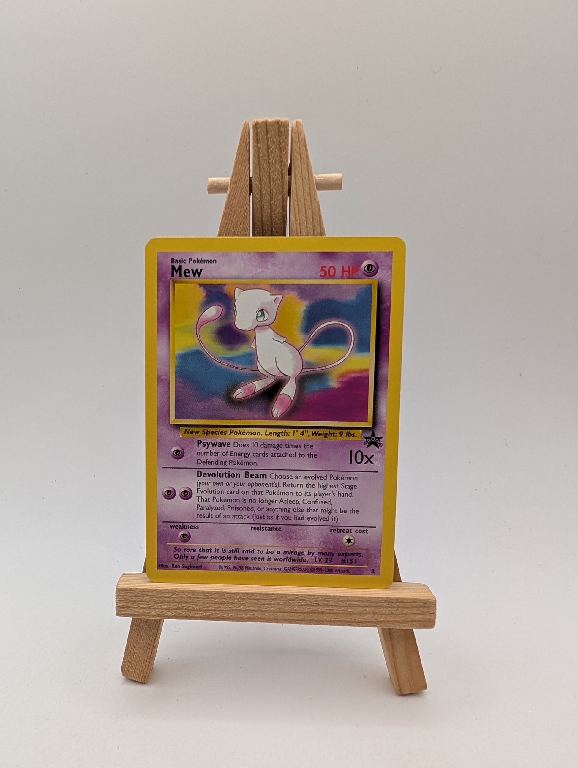 Mew 8 WOTC Black Star Promo - Pokemon Card (2) FRENLY BRICKS - Open 7 Days