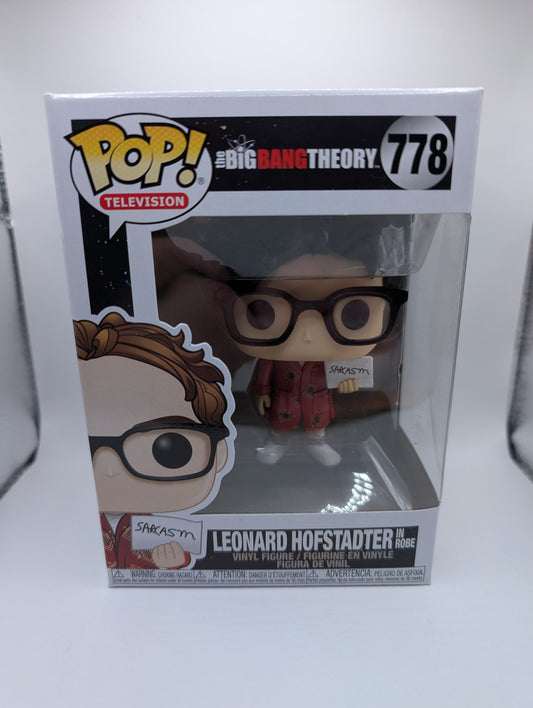 Funko Pop! The Big Bang Theory #778 Leonard Hofstadter Figure In Robe FRENLY BRICKS - Open 7 Days