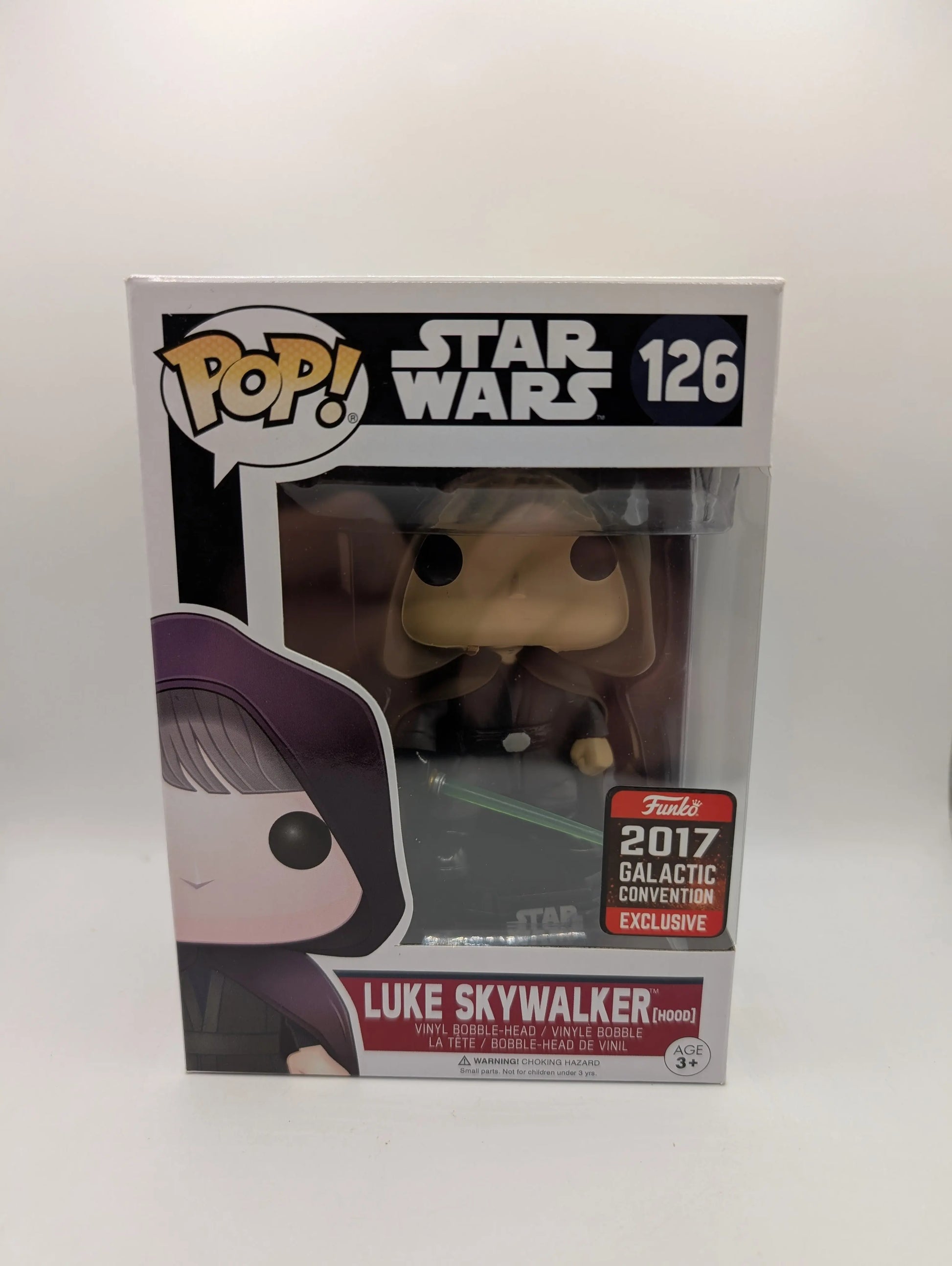 Hooded Luke Skywalker GALACTIC 126 STAR WARS Funko Pop Vinyl FRENLY BRICKS - Open 7 Days