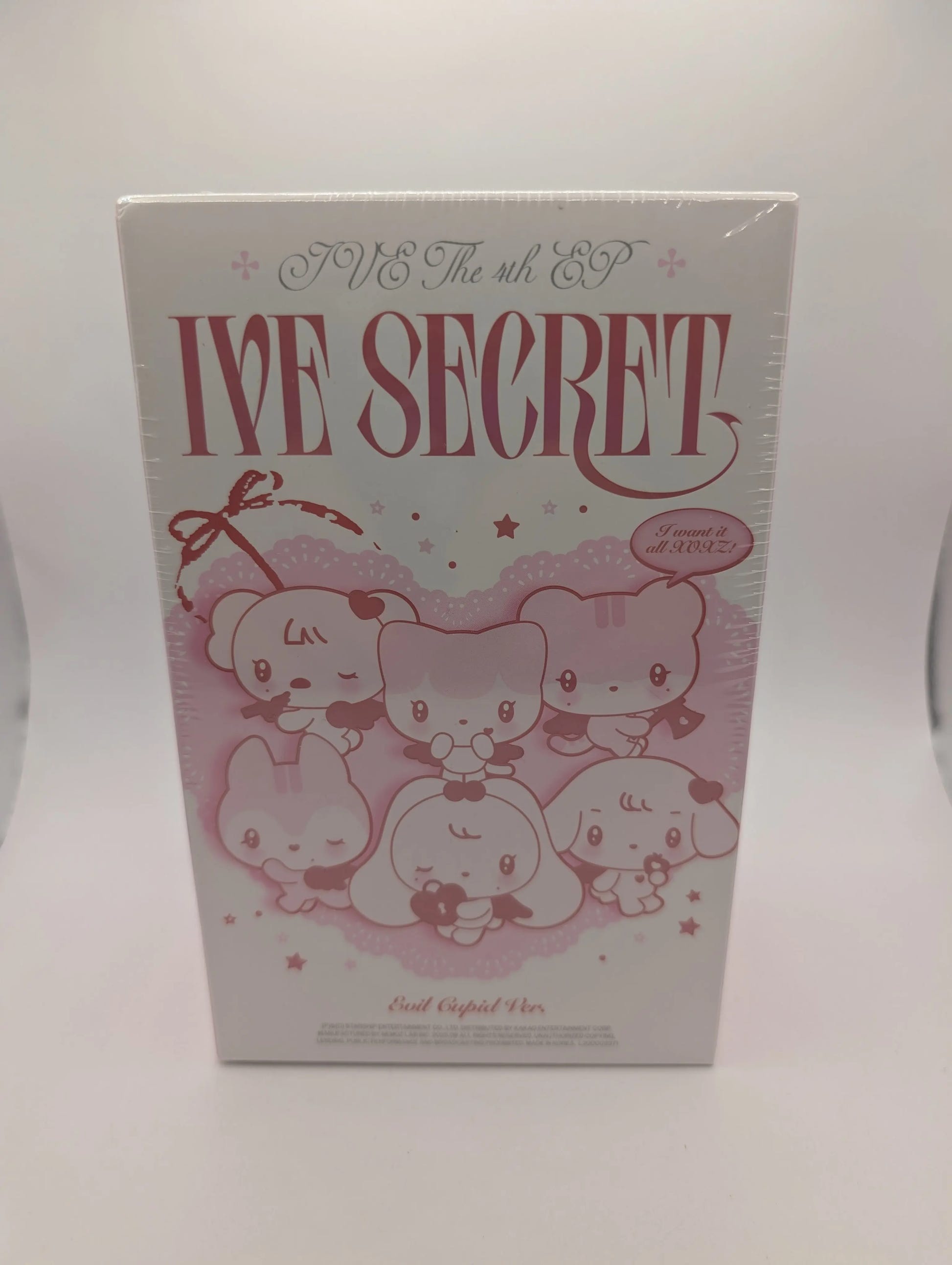 [SEALED] IVE 4TH MINI ALBUM 'IVE SECRET' EVIL CUPID PLATFORM LIMITED EDITION VER FRENLY BRICKS - Open 7 Days image 1