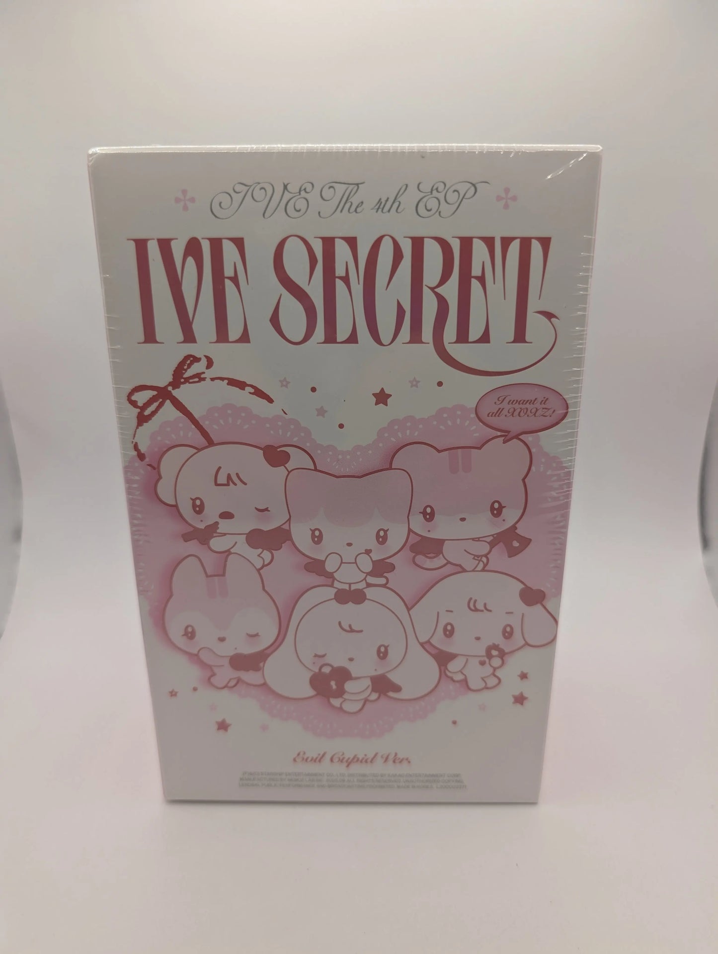 [SEALED] IVE 4TH MINI ALBUM 'IVE SECRET' EVIL CUPID PLATFORM LIMITED EDITION VER FRENLY BRICKS - Open 7 Days