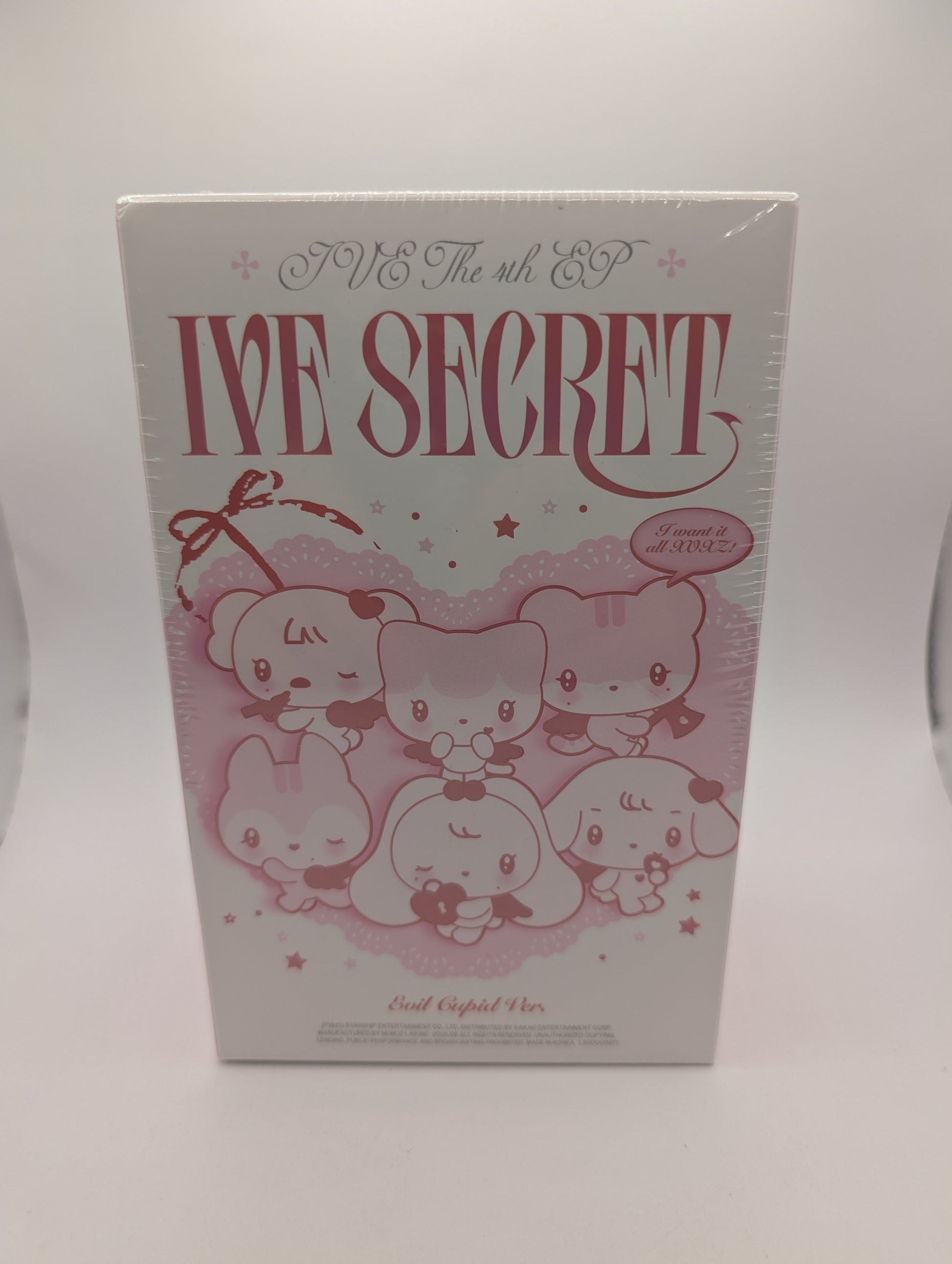 [SEALED] IVE 4TH MINI ALBUM 'IVE SECRET' EVIL CUPID PLATFORM LIMITED EDITION VER FRENLY BRICKS - Open 7 Days